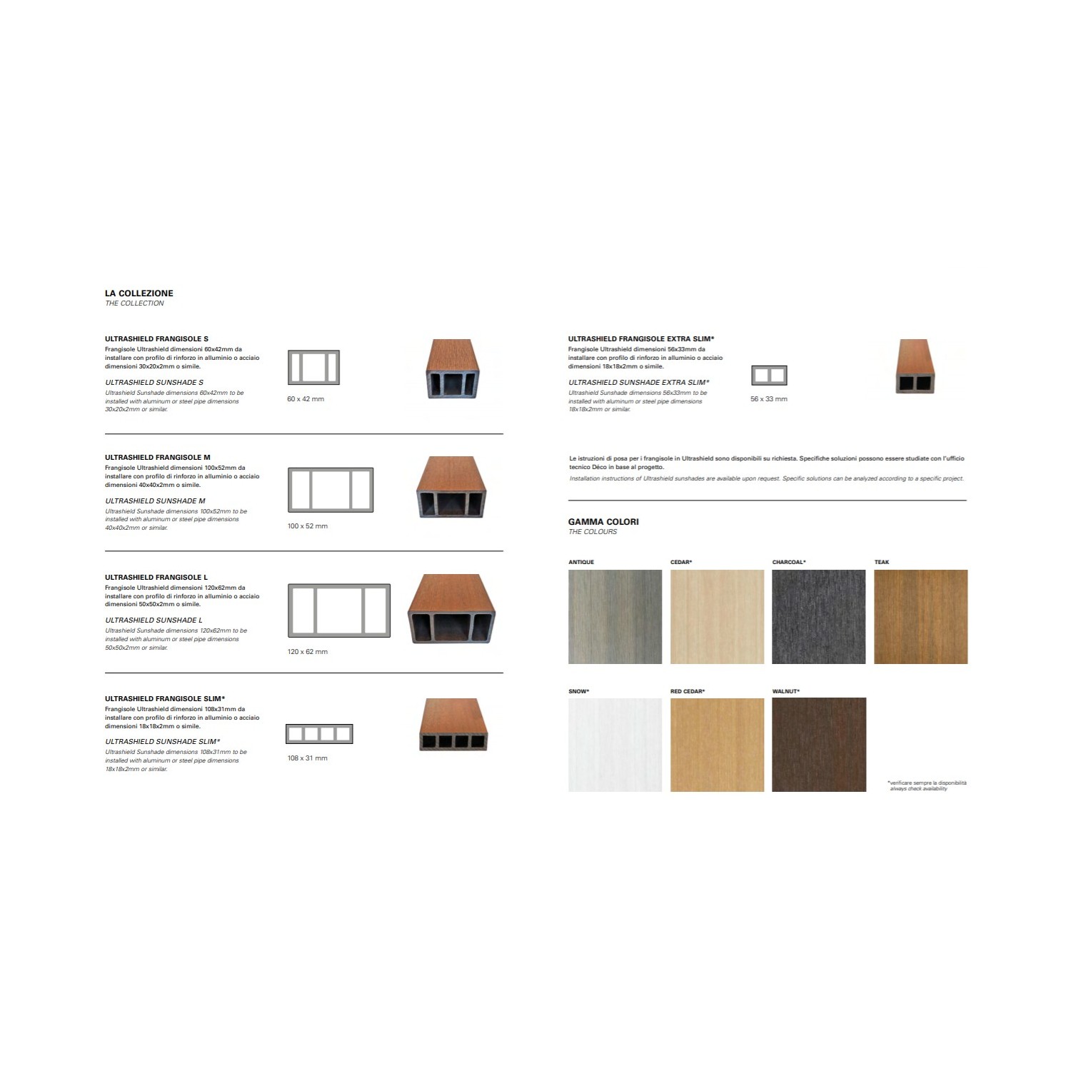 ULTRASHIELD sunshade FRANGISOLE
