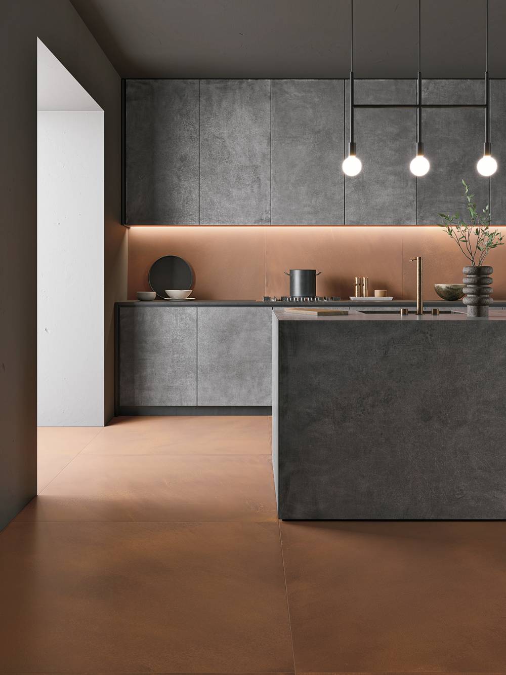 Foil Corten tiles