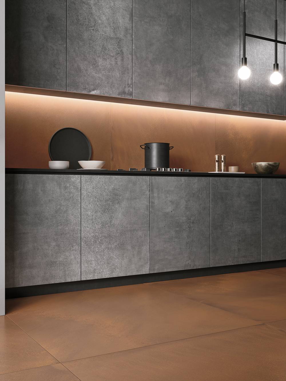 Foil Corten tiles