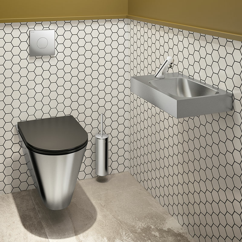 Viseća WC školjka S21 S inox