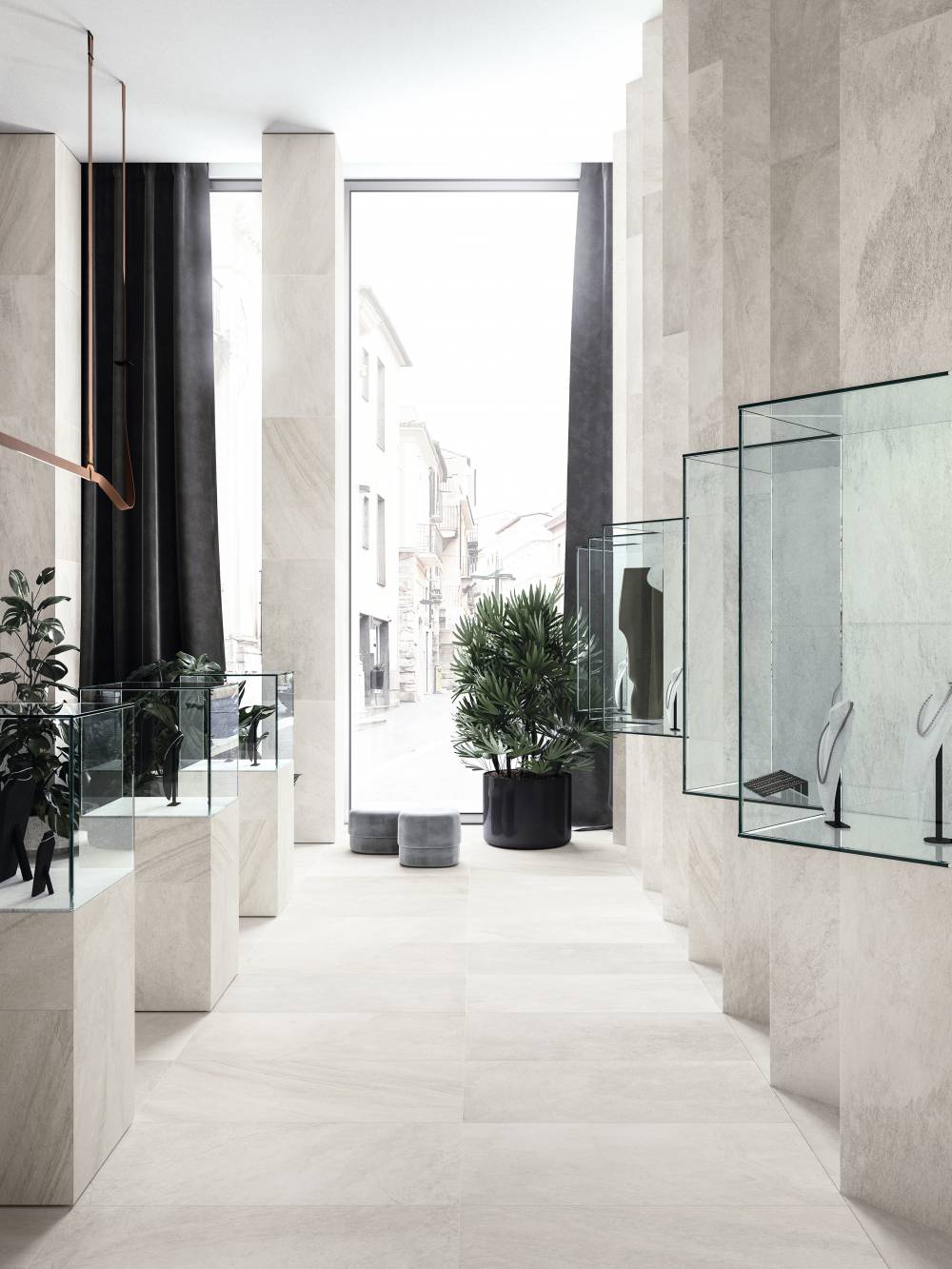 Outdoor Tiles Blended White